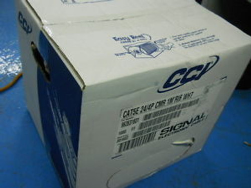 Coleman Cable Cat5E 24G 4Pr Cmr White Pull Box 96236 Sun Resistant