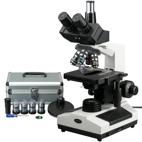 Amscope 40X-2000X Phase Contrast Turret Doctor Veterinary Trinocular Compound Mi