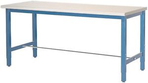 72W X 36D Lab Bench - Plastic Laminate Safety Edge - Blue
