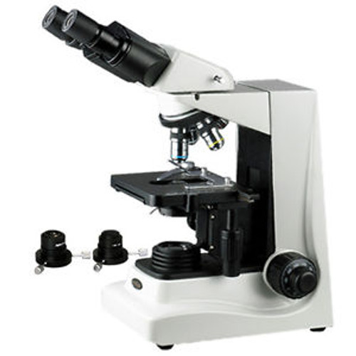 Amscope 40X-1600X Darkfield Brightfield Biological Research Microscope