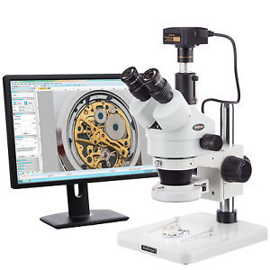 Amscope 3.5X-90X Surface Inspection Zoom Stereo Microscope + Led + 16Mp Usb3 Cam