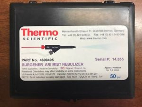 New Thermo X-Series Icp/Ms Nebulizer, Burgener, Pn 4600495