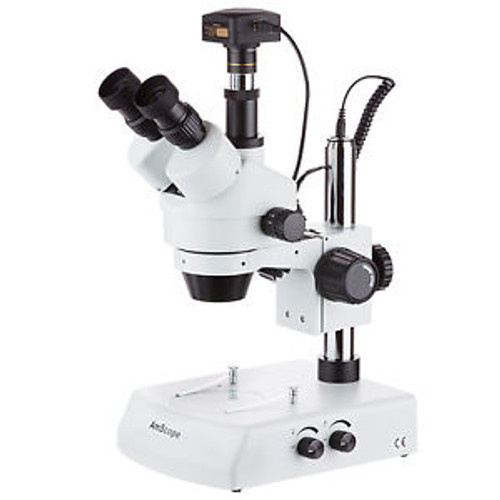 3.5X-180X Simul-Focal Trinocular Stereo Zoom Microscope + 10Mp Usb3 Camera