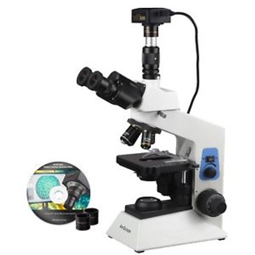 Amscope T580B-16M3 40X-2000X Biological Research Microscope 16Mp Camera