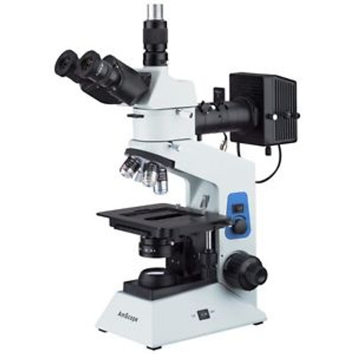 40X-800X Polarizing Metallurgical Microscope W Top And Bottom Lights