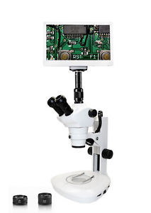 Vision Scientific Vms0007-Tz-Ret11.6 Trinocular Binocular Zoom Stereo Microscope