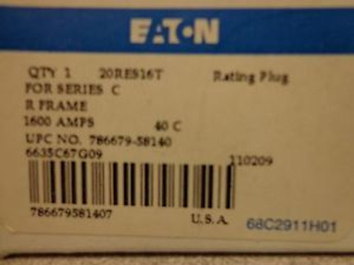 New Eaton 20Res16T  Rate Plug