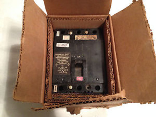 Squared Fal36003-11M Circuit Breaker 3P 3A 600V New In A Box