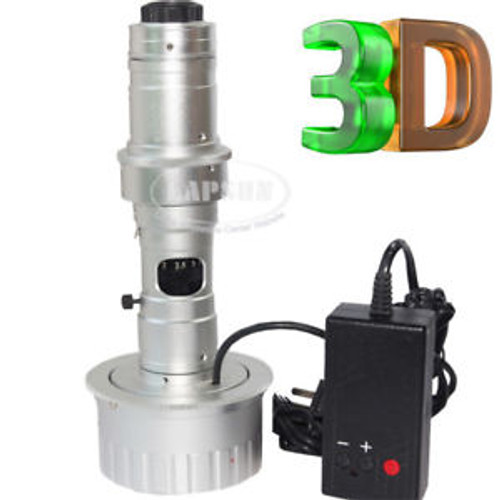 3D Stereo 180X C-Mount Lens Led Light For Digital Industrial Microscope Camera S