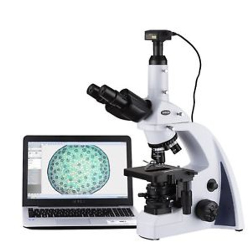 Amscope 40X-2000X Professional Infinity Trinocular Compound Led Microscope + 3Mp