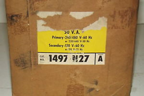 Nib Allen Bradley 1497-N27 Transformer Control 240/480V 60Hz