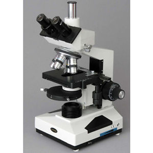 Amscope 40X-2000X Trinocular Turret Phase Contrast 30W Compound Microscope