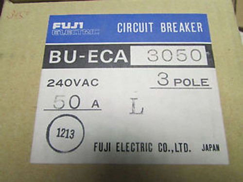 Fuji Electric Circuit Breaker Bu Eca 3050 3 Pole 240Vac