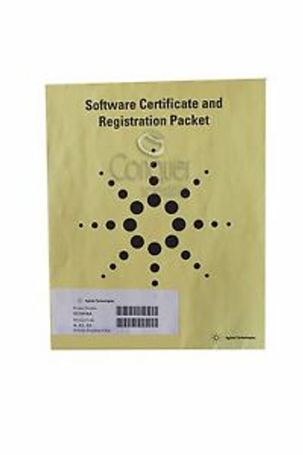 Agilent G3384 Ctc Pal Control Software Certificate