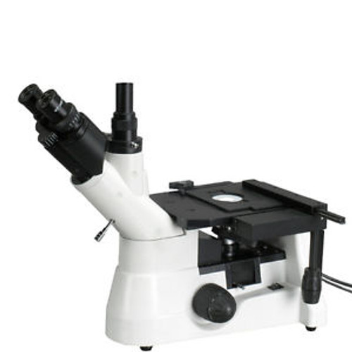 Amscope 40X-800X Super Widefield Polarizing Metallurgical Inverted Microscope