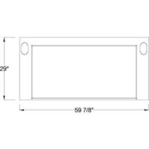 ICI WHL-60B Work Surface,Fume Hood,60in.W G3368359