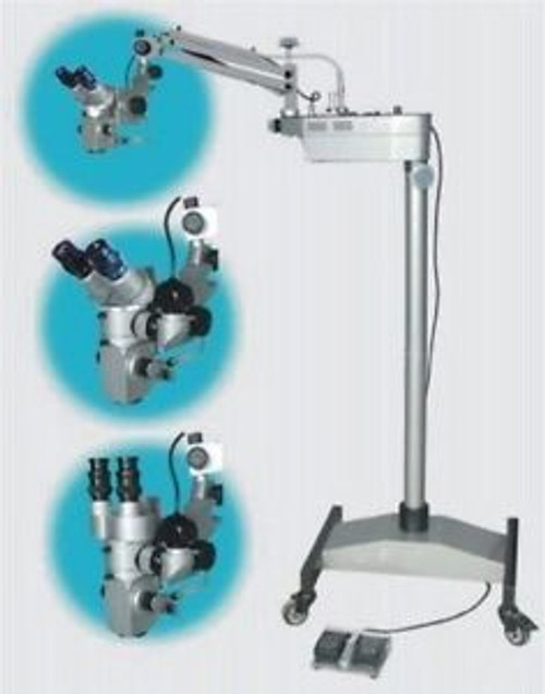 Surgical Operating Microscope With Beam Splitter & CCTV Camera