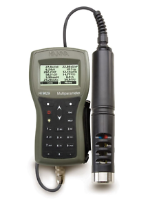 HI9829 | Multiparameter pH/ISE/EC/DO Waterproof Meter