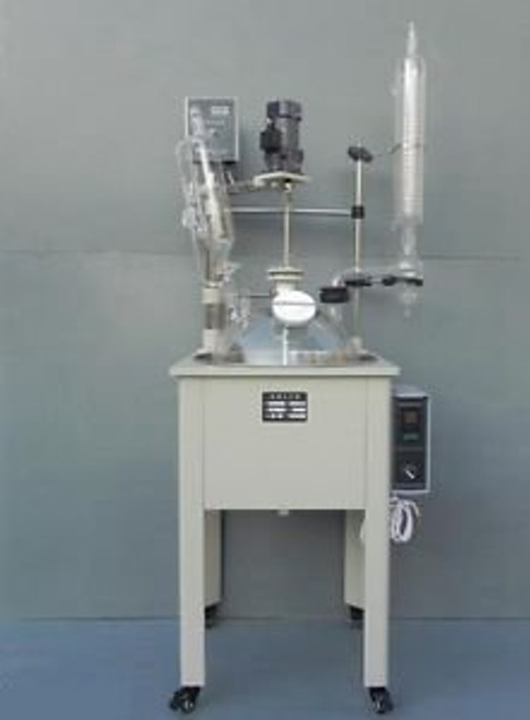 high quality,Stirring Motor-driven Single-deck Chemical Reactor,express ship,10L