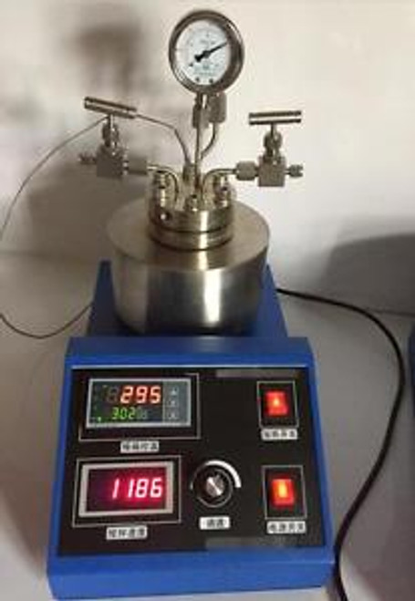 High pressure temperature Autoclave Reactor 25ml with magnetic stirrer max400C e