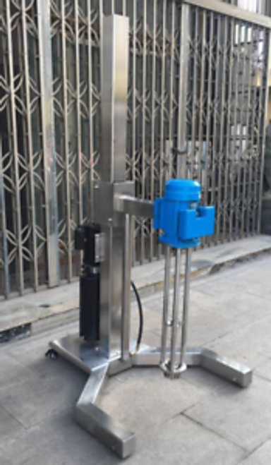 High Shear Mixer 2.2KW Disperser Emulsifying Machine Electric Lifting Basement