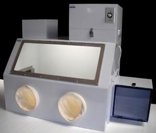 Chemical Resistant Polypropylene Glove Box, HEPA Filtered Negative Pressure