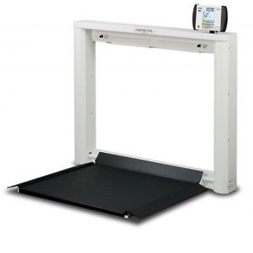 Detecto Digital Wall Mount Fold-Up Wheelchair Scale