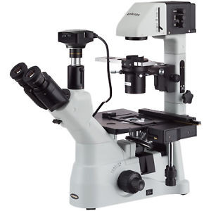 Amscope 40X-1500X Kohler Inverted Microscope + 12Mp High Qe Camera