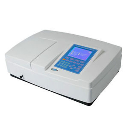 Double Beam UV/VIS Spectrophotometer 1nm Bandwidth 190-1100nm Range w/ Software