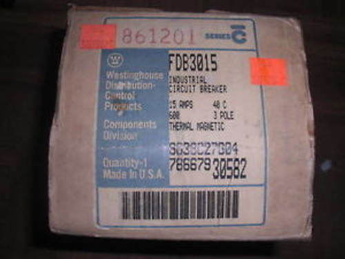 Westinghouse Circuit Breaker Fdb3015 New