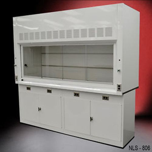 NEW 8 Chemical Laboratory Fume Hood WITH GENERAL STORAGE CABINETS ...