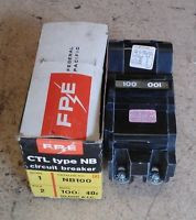 Fpe Nb 100 240 Volt 100 Amp 2 Pole Circuit Breaker