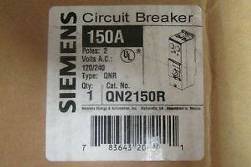 Siemens Qn2150R 2 Pole 150 Amp Qnr Breaker