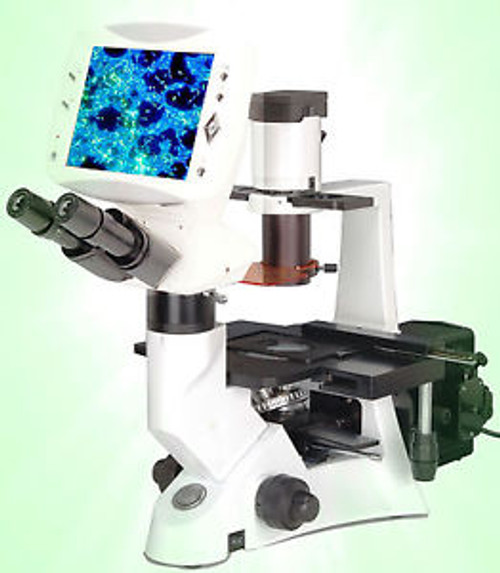 BIM-500FLD Digital LCD Inverted Fluorescent/ Fluorescence Biological Microscope