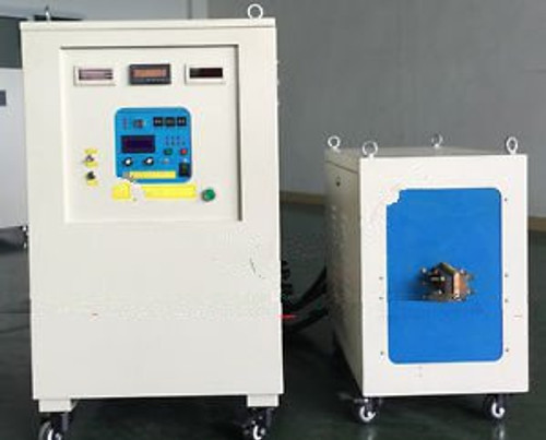 100KW 5-20KHz Dual Station Mid-Frequency Induction Heater Melter Furnace