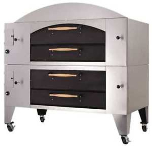 BAKERS PRIDE Y-800-DSP 84 x 51 x 65 1/8 Single Deck, Display Gas Deck Oven
