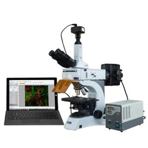 OMAX 40X-1000X 14MP Digital Infinity PLAN EPI-Fluorescent Biological Microscope