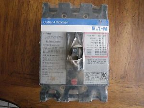 Cutler Hammer Fh360060A 3Poles 60Amp 600Volt Breaker