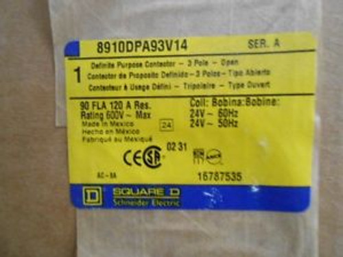 Square D 8910Dpa93V14 Contactor