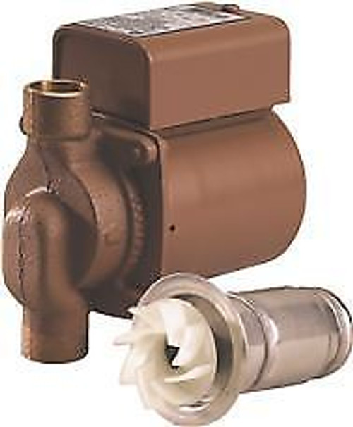 Bronze Cartridge Circulator 3/4 Sweat 1/4- Hp