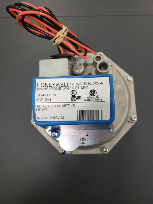 Honeywell 120V 1" COMBINATION DIAPHRAGM NATURAL GAS VALVE W/ - V4943B1019