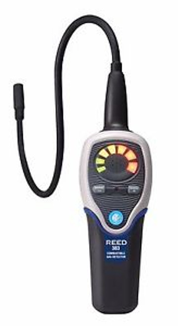 REED C-383 HandHeld Combustible Gas Detector with Hard Carrying Case