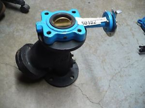 Nutech Industrial 2-1/2 Cast Iron Strainer With SF-250 Butterfly Valve New