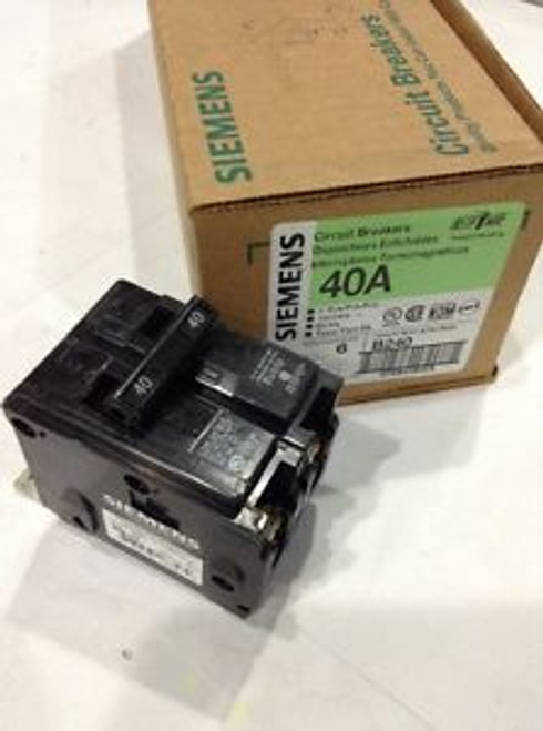 Siemens / Ite B240 New Circuit Breaker 2 Pole 40 Amp 240 Vac Box Of 6