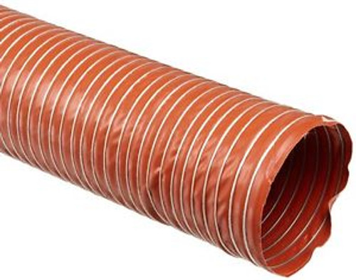 Heat-Flex BDS Fiberglass Duct Hose Iron Oxide Red 8 ID 12 Length