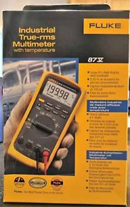 Fluke 87V  87-V Industrial Multimeter  True-RMS AC Voltage USA