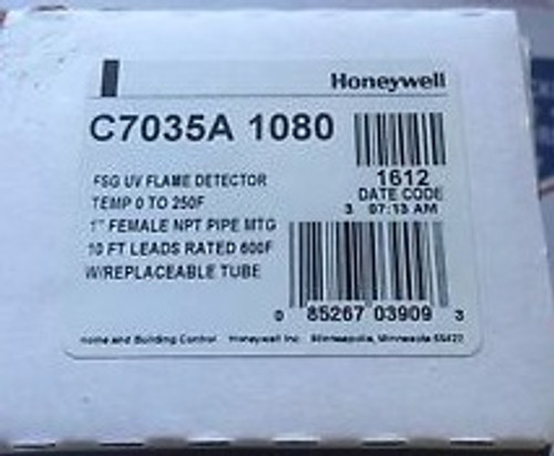 Honeywell C7035A 1080 Flame Detector 10 Leads 0 to 250F  C7035A1080