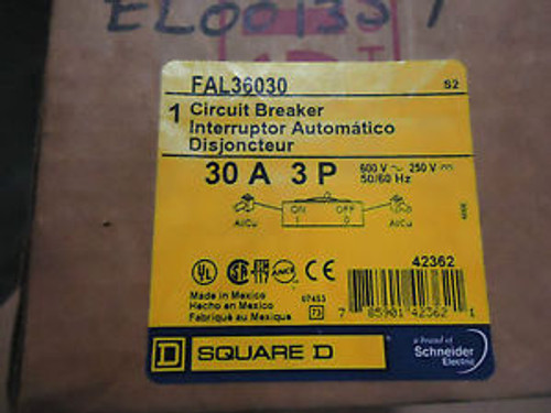 Square D #Fal36030 30A 3P Mag Guard Motor Circuit Protector