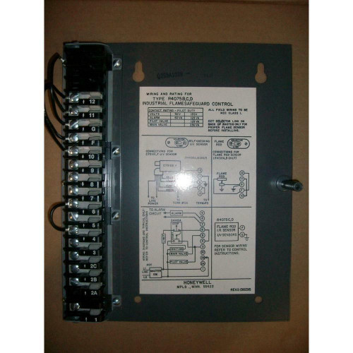 HONEYWELL Q295A1039/R405B PANEL MOUNTING PLATE 33861