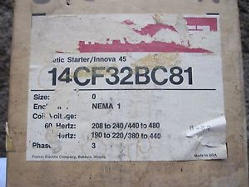 Furnas Magnetic Starter 14CF32BC81